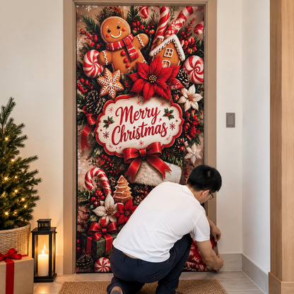 Adjustable Christmas Door Cover