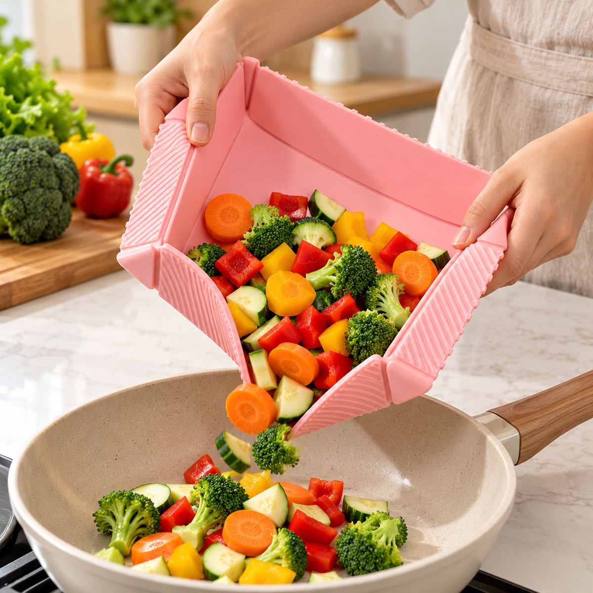 FreshPrep — Silicone Food Storage & Prep Set