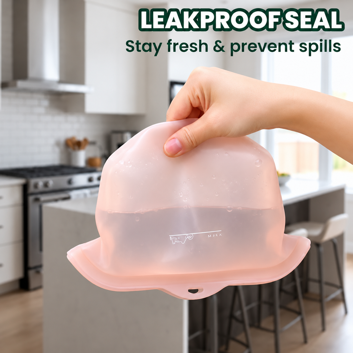 FreshKeep — 4 Pack Silicone Food Storage Bags