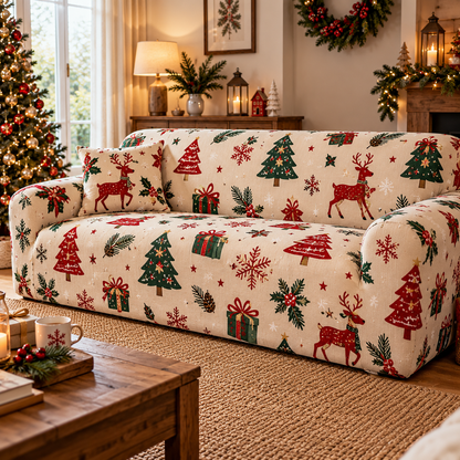 Christmas Stretch Sofa Cover