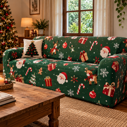 Christmas Stretch Sofa Cover
