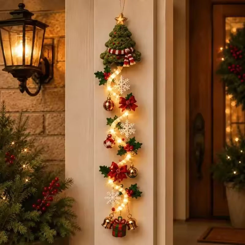 Enchanted Christmas LED Door Hanger