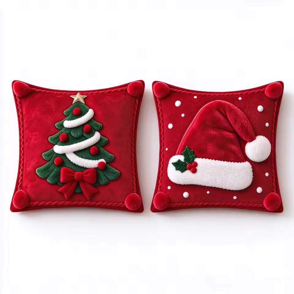 Cozy Christmas Pillow Cover
