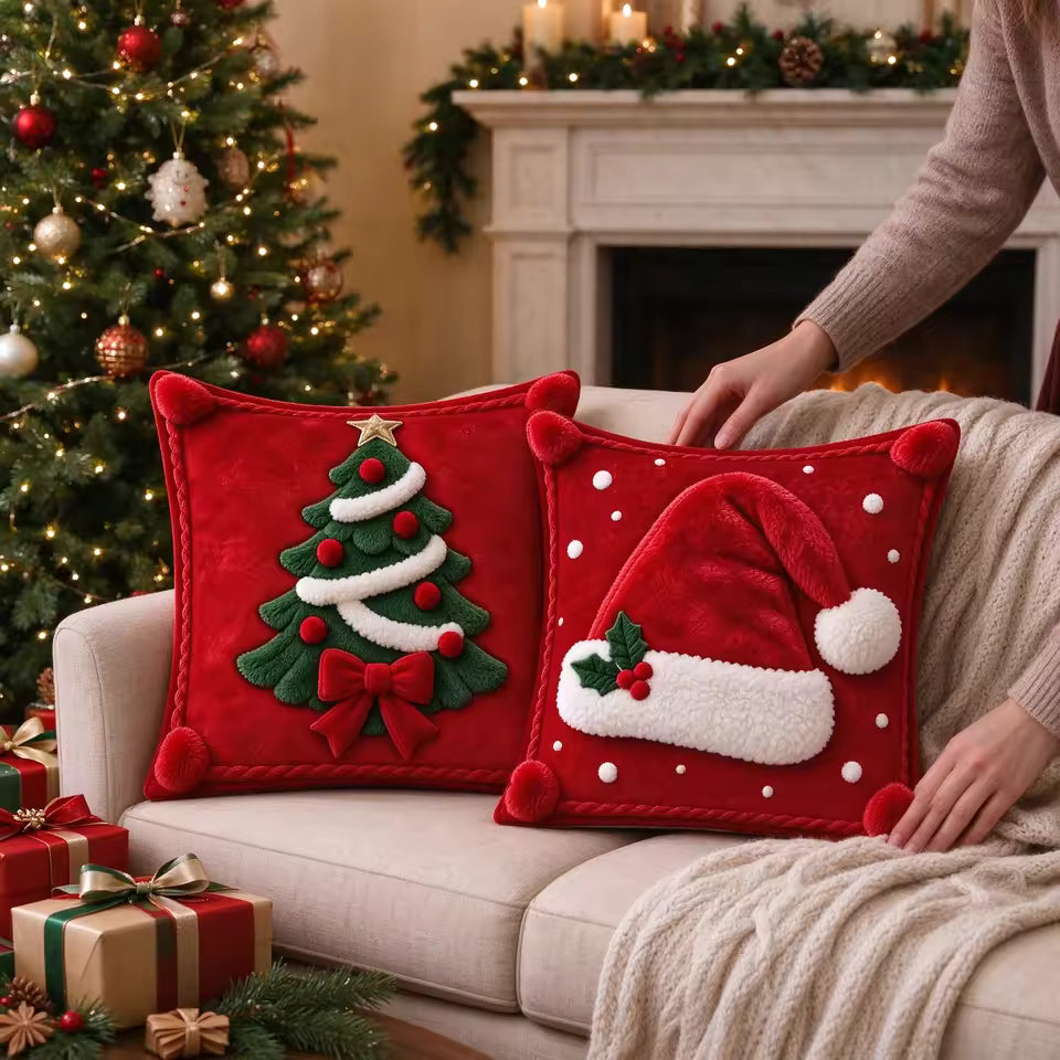 Cozy Christmas Pillow Cover
