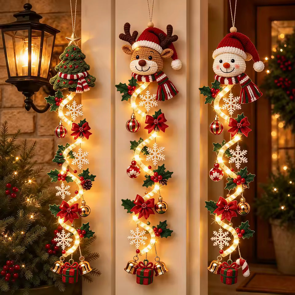 Enchanted Christmas LED Door Hanger