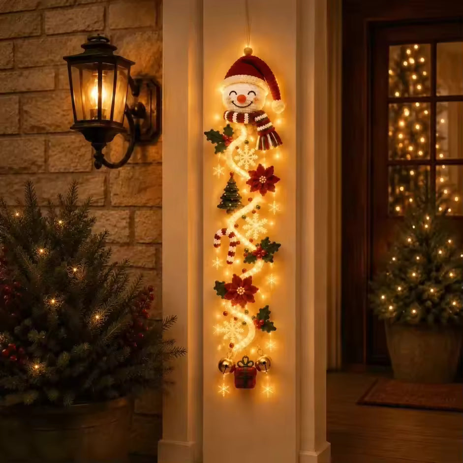 Enchanted Christmas LED Door Hanger