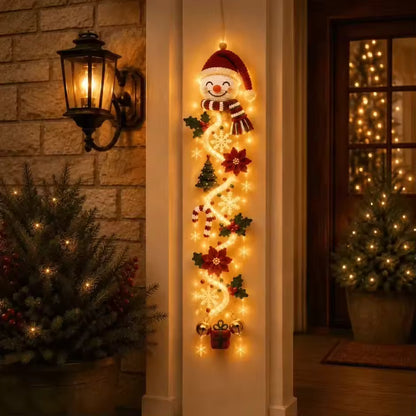Enchanted Christmas LED Door Hanger