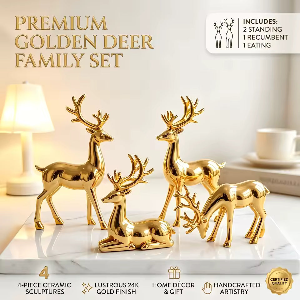 Elegant Reindeer Christmas Set