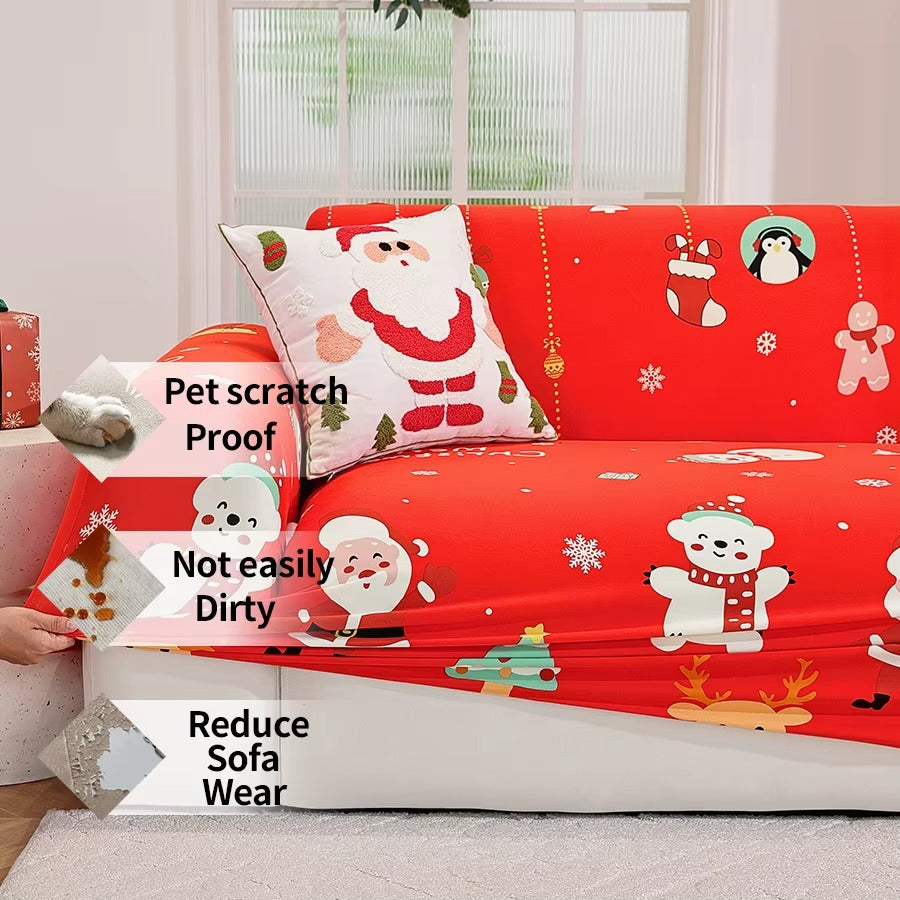 Christmas Stretch Sofa Cover