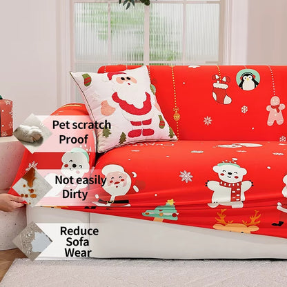 Christmas Stretch Sofa Cover