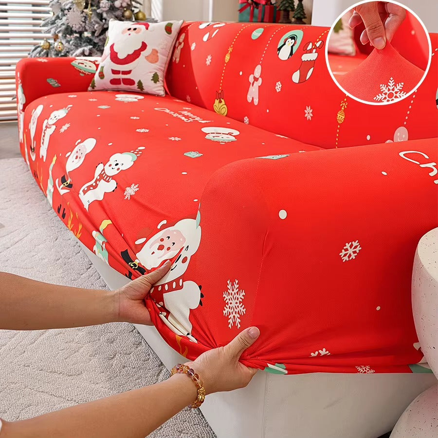 Christmas Stretch Sofa Cover