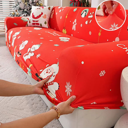 Christmas Stretch Sofa Cover